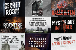 Special Horror Font Bundle