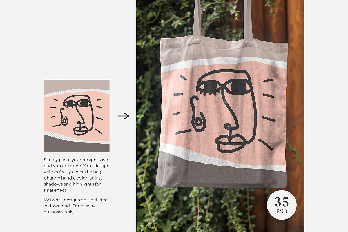 35 Canvas Tote Bag Mockups Pack, a Product Mockup by Mint Mockups (Photo 3 of 6)