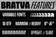 Bratva Variable Fonts, a Sans Serif Font by Adam Fathony (Thumbnail 3 of 16)