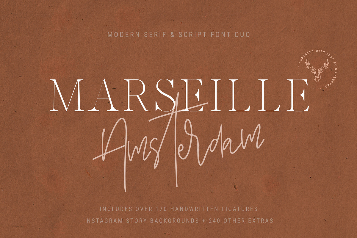 Marseille & Amsterdam Font Duo, a Serif Font by SilverStag Type Foundry (Photo 19 of 19)