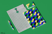 Geometric Fun 1, a Pattern Graphic by kloroform (Thumbnail 11 of 21)