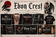 Ebon Crest, a Blackletter Font by Wow Magic (Thumbnail 2 of 7)
