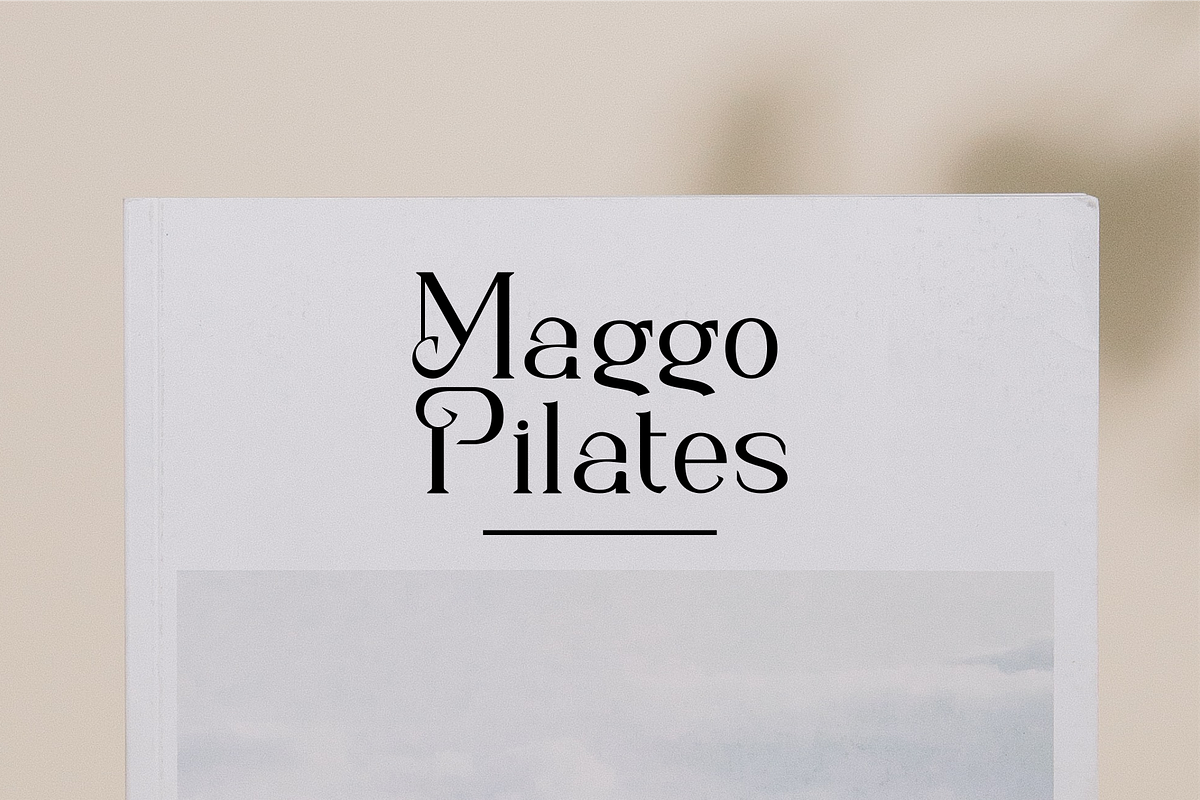 Agata - Modern Elegant Serif, a Serif Font by Vroz Studio (Photo 10 of 11)