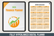 2025 Digital Finance Planner, a Stationery Template by Designmela01 (Thumbnail 6 of 6)
