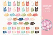 Girls - Cliparts Set, an Illustration by Estudio Daiane Barbosa (Thumbnail 9 of 13)