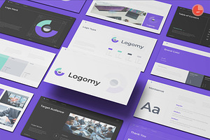 Logo Branding PowerPoint, a Presentation Template by Pixslides