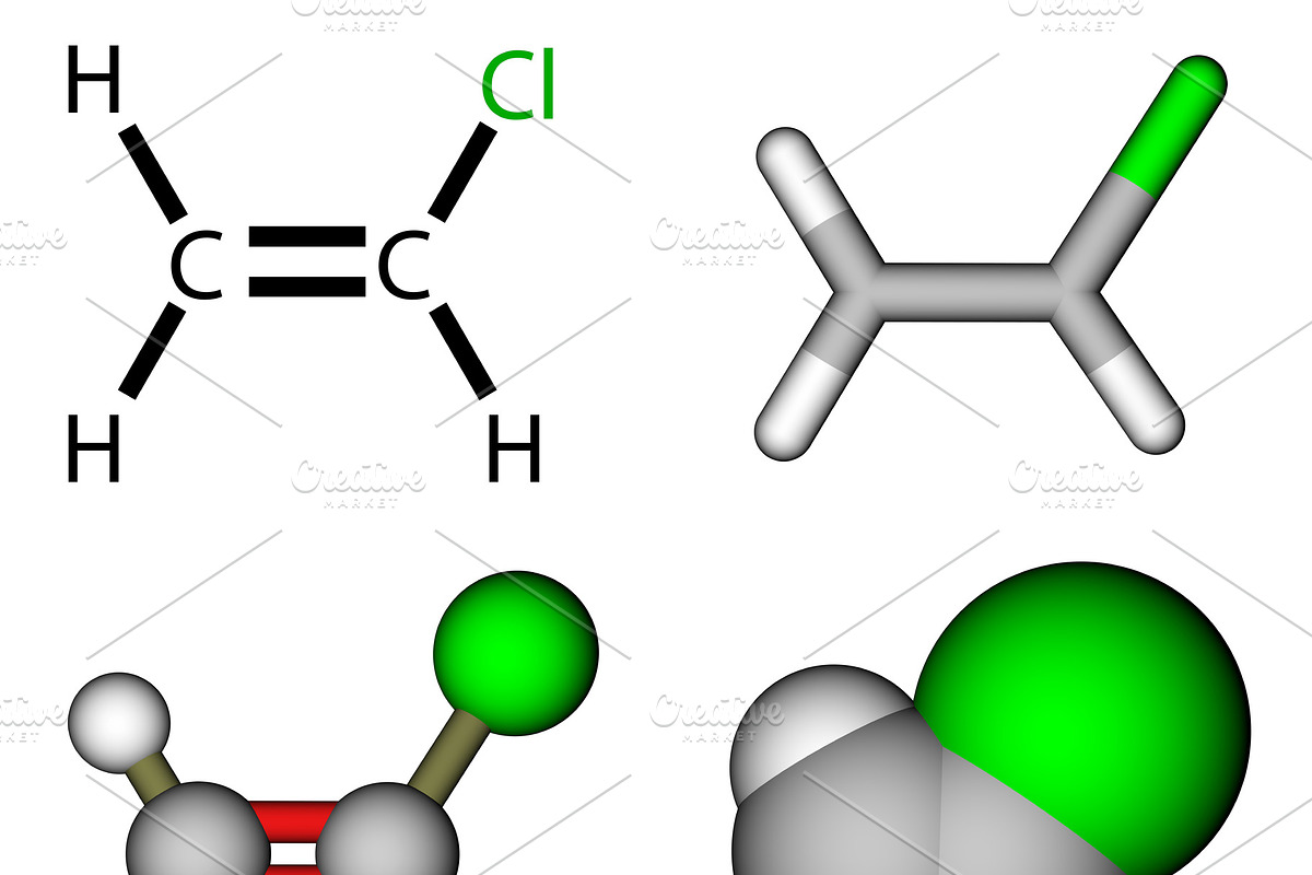 Vinyl chloride, an Illustration by Leonid Andronov