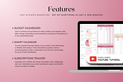 Standard Weekly Budget - Red, a Templates & Theme by The Creative Plans co (Thumbnail 3 of 10)