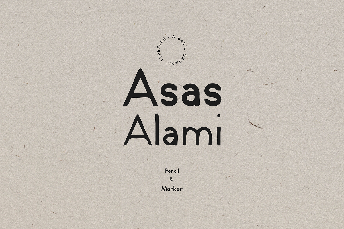 Asas Alami Sans Serif, a Sans Serif Font by Maybe This Color (Photo 1 of 7)