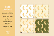 Groovy banana patterns, a Pattern Graphic by JulzaArt (Thumbnail 2 of 7)