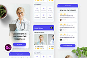Salud - Health Care Solutions App, an UI Kit Template by Panen Creative (Thumbnail 1 of 3)