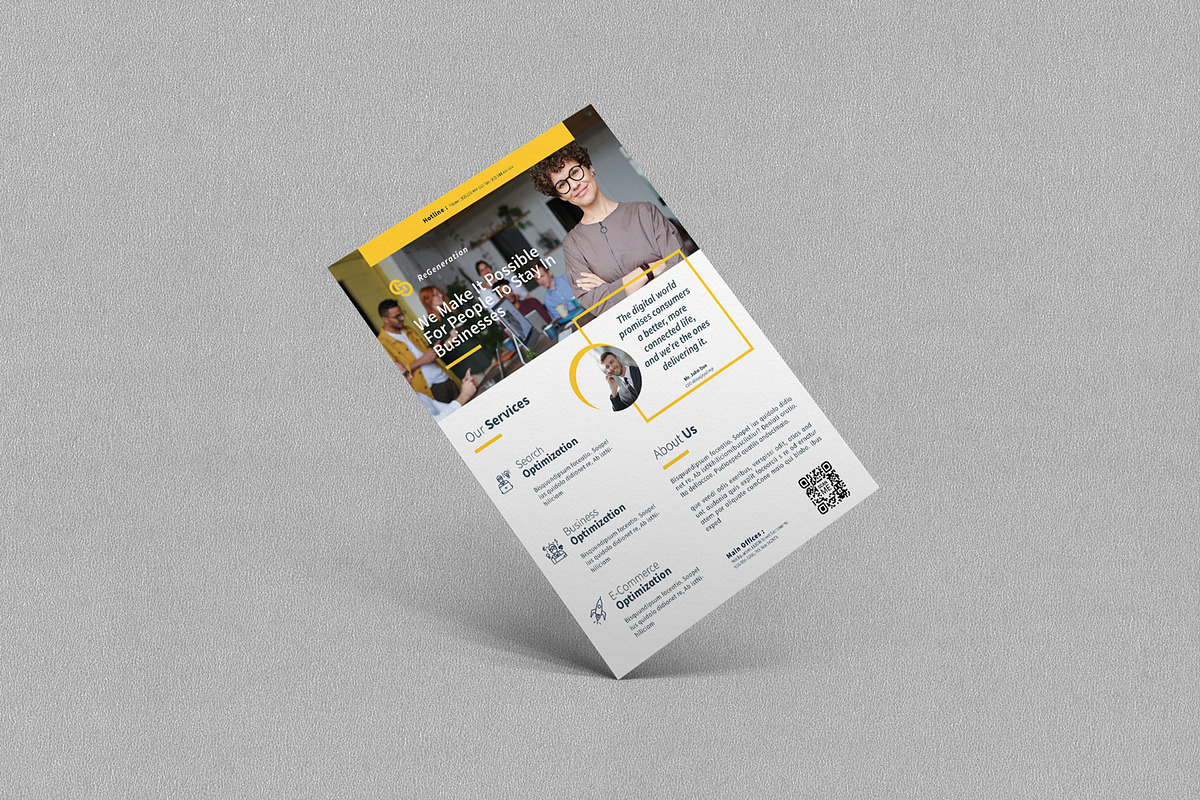 Corporate Flyer, a Flyer Template by Ahsanjaya (Photo 3 of 3)