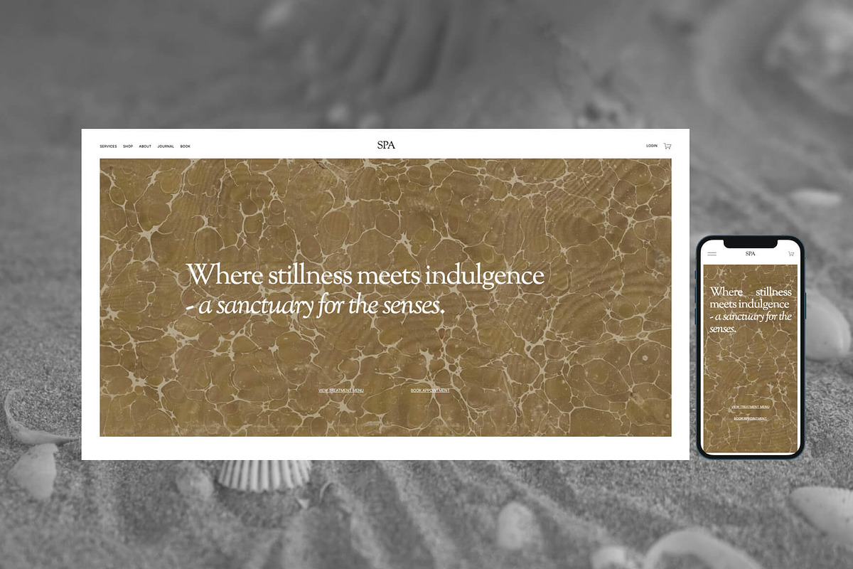 Day Spa - Squarespace Template preview 2