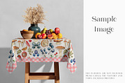 Square Tablecloth Mockups, a Household Mockup by mock-ups (Thumbnail 19 of 28)