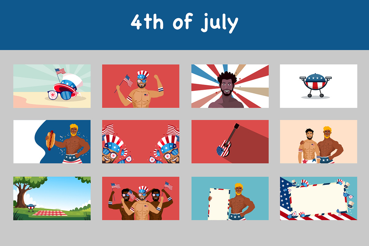 Celebrate American Independence Day, an Object Illustration by foxndeer (Photo 1 of 4)