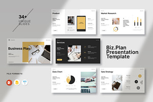 Business Plan Presentation Template, a Presentation Template by slidestock55