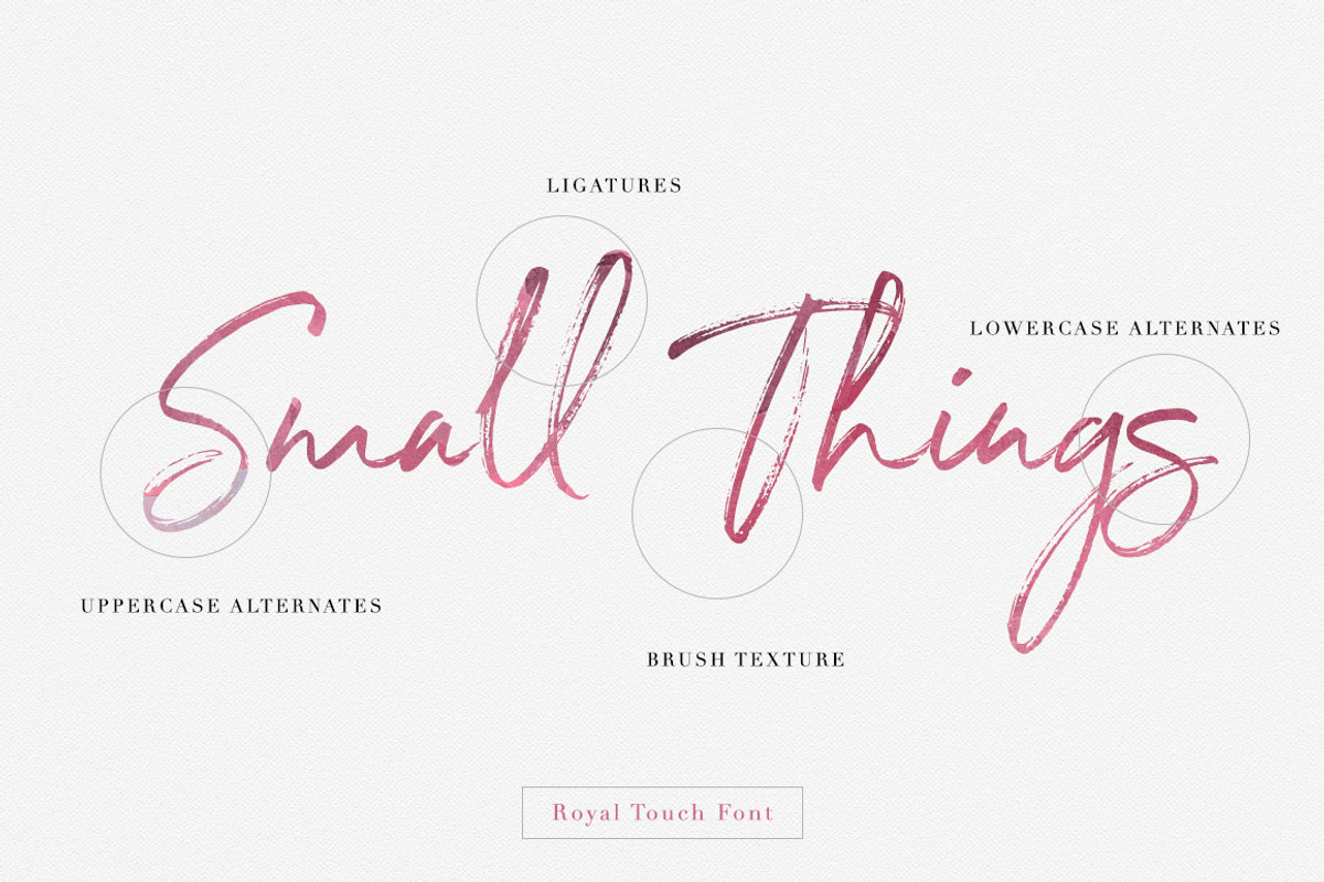 Royal Touch Font preview 5