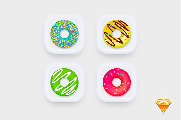 Donuts_Icons Ui ( Part 1)