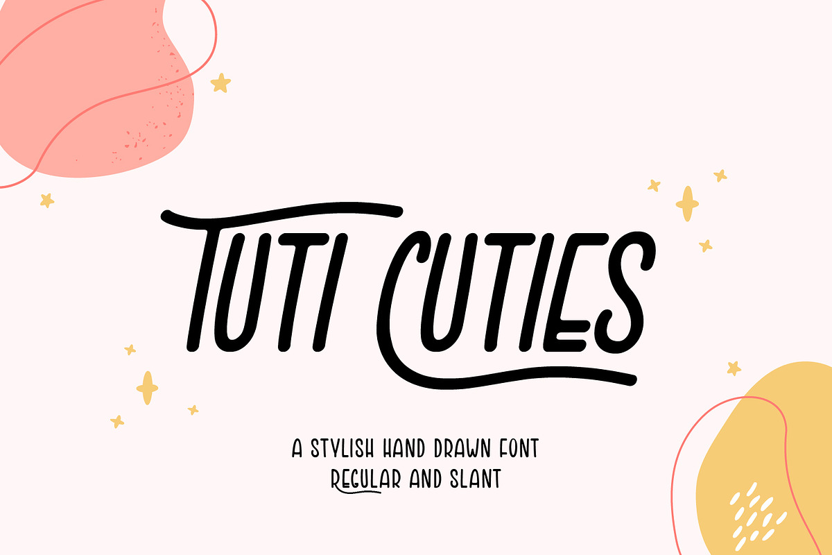 Tuti Cuties, a Sans Serif Font by Dikas Studio (Photo 1 of 6)