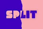 Split Type Family, a Sans Serif Font by Types and Boats (Thumbnail 1 of 7)