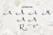Rhinestone | Script Font, a Handwritten Font by Scratchones (Thumbnail 8 of 9)