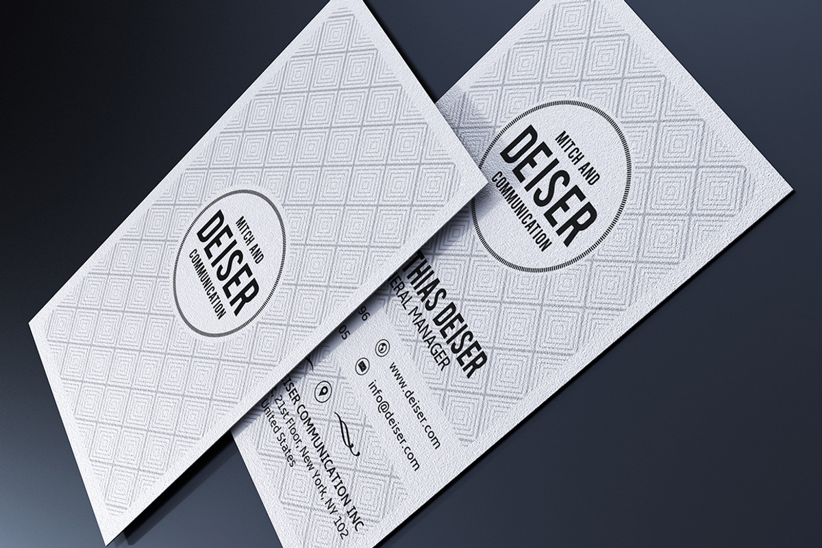 Simple White Business Card, a Business Card Template by Marvel (Photo 4 of 4)