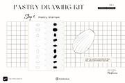 Procreate French Pastry Brush Pack, a Brush Add-On by Artbykimmyw (Thumbnail 3 of 9)