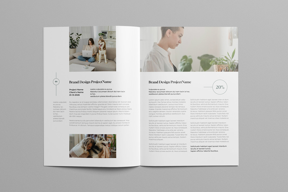 Work Portfolio | Canva & InDesign preview 7