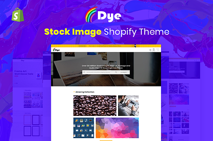 Dye Stock Image Shopify Theme, a Shopify Template by ThemeTidy Shopify Agency