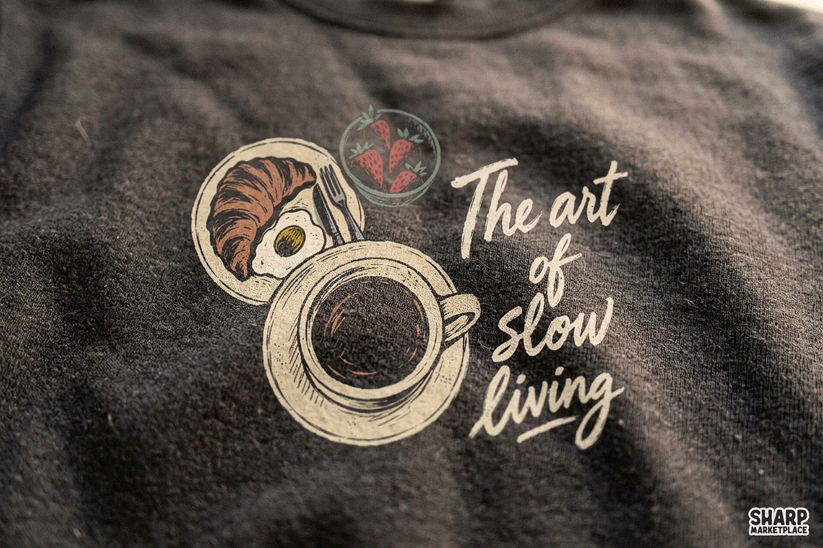The Art Of Slow Living Aesthetic, an Object Graphic by SharpMarketplace (Photo 4 of 4)