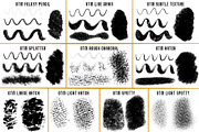 Folksy Textured Procreate Brushes 2, a Brush Add-On by On the Mark Designs (Thumbnail 2 of 8)