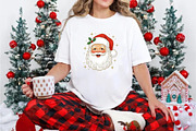 Retro Santa Claus Glitter Christmas, an Illustration by DreamArtGraphic (Thumbnail 3 of 5)
