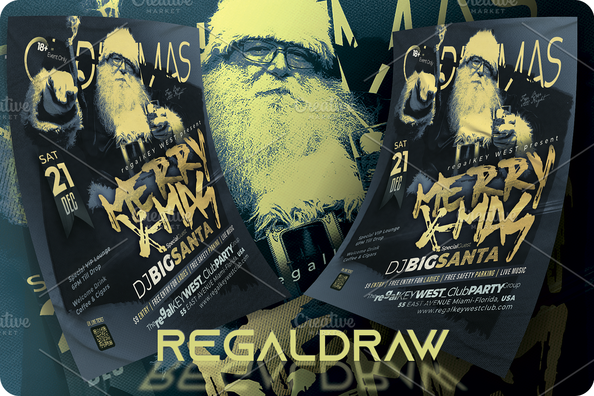 Christmas Event Flyer, a Flyer Template by regalDRAW (Photo 1 of 4)