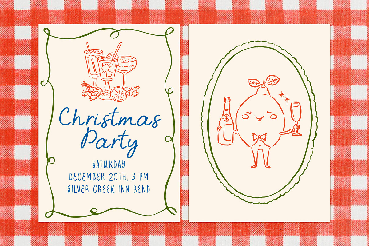Whimsical Font Duo, Christmas Icons, a Script Font by Ayya Studio (Photo 7 of 13)