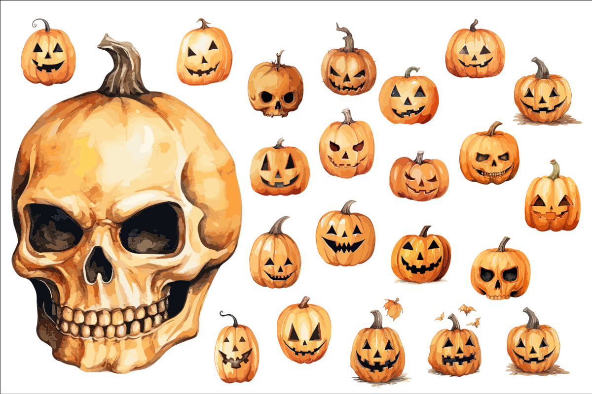 Halloween Vintage clipart, an Object Graphic by Evgeniia (Photo 8 of 11)