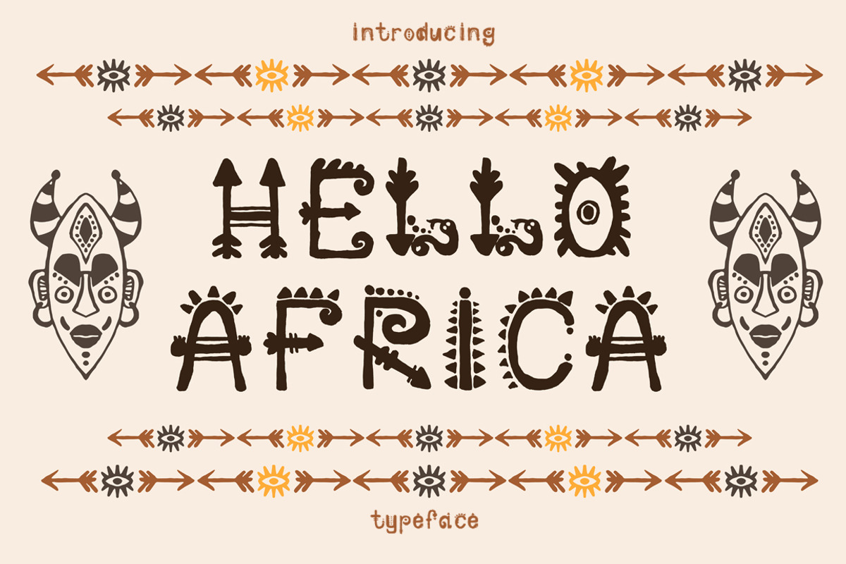 African Font + bonus