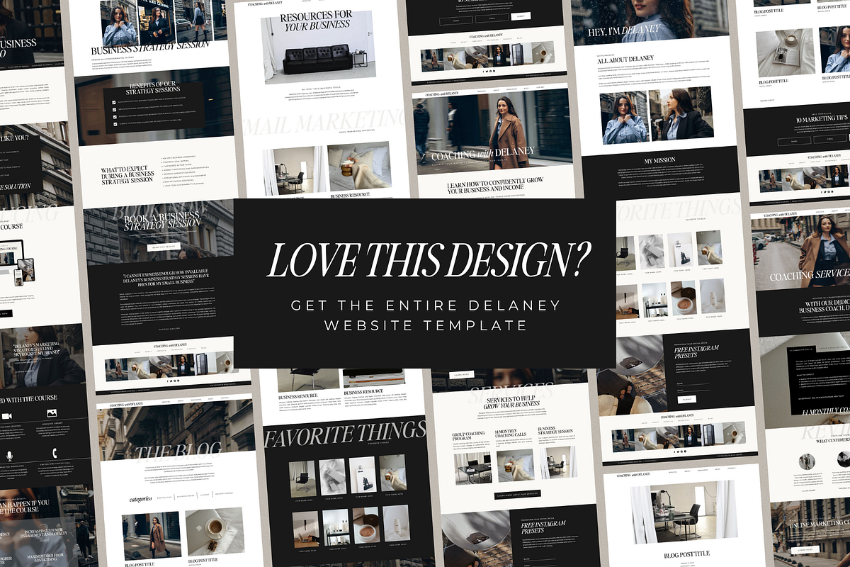Showit Sales Page Template, a Landing Page Template by Blush Created (Photo 18 of 18)