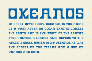 Okeanos Font