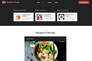 Steaks & Chops - Recipes Template, a Bootstrap Template by Excellent Dynamics (Thumbnail 3 of 5)