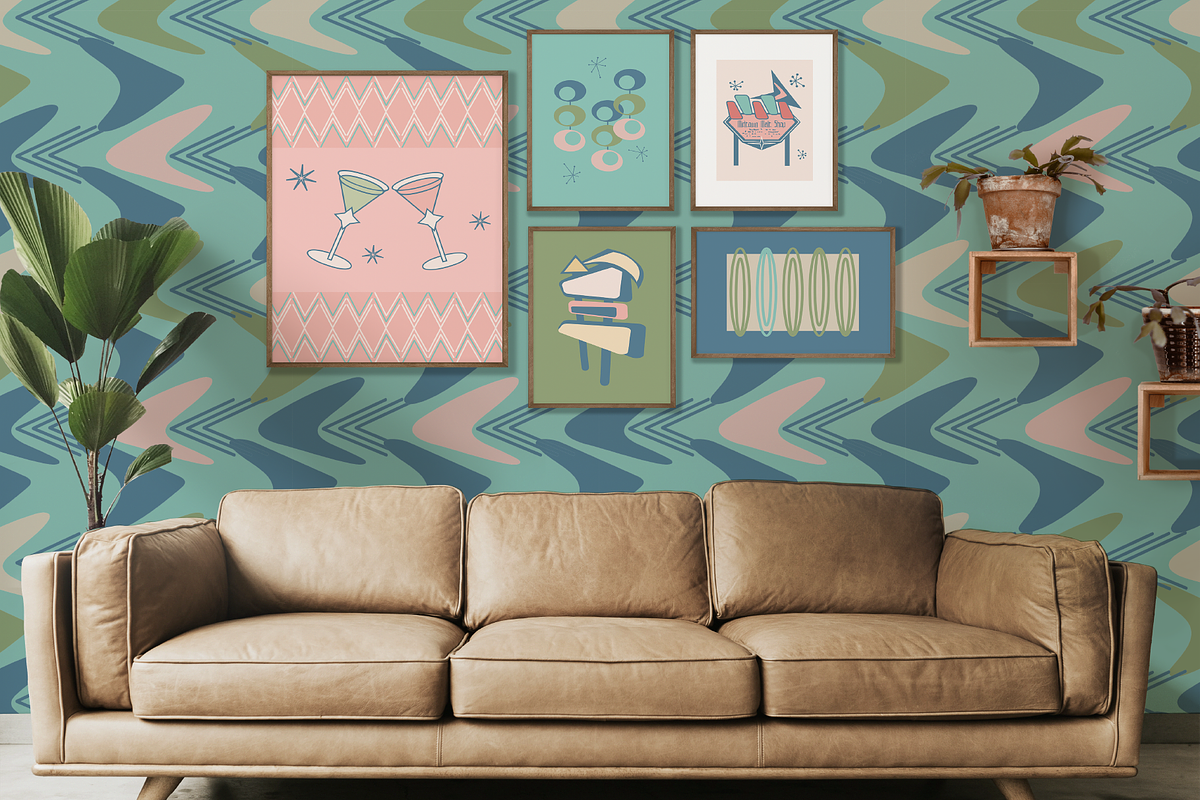 Mid Century Patterns & Posters, a Pattern Graphic by Blynn Pippen (Photo 6 of 10)