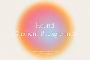 Round Circle Gradient Textures PS