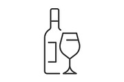 Wine line icon set, an Outline Icon by ElineDesign (Thumbnail 2 of 2)