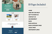 Showit template - Rio Grande, a Websites & App Template by Amanda Pena Design (Thumbnail 2 of 6)