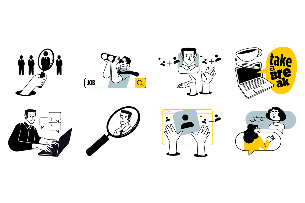 We Are Hurring, a Person Illustration by PureSolution (Photo 3 of 6)
