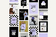 Purple Bold Instagram Template, a Social Media Template by Row Creative (Thumbnail 7 of 10)