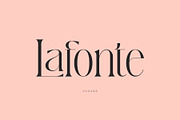Lafonte Font, a Serif Font by vuuuds (Thumbnail 1 of 13)