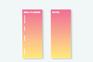 Ombre Planner Set