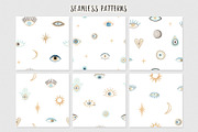 Watercolor evil eye - Nazar, a Decorative Illustration by Slastick (Thumbnail 3 of 5)