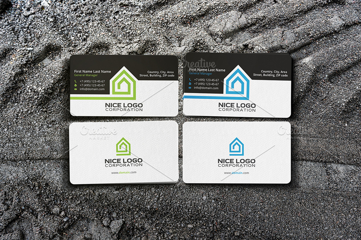 home inside the house business card, a Business Card Template by Indigo Graphic Shop (Photo 4 of 4)