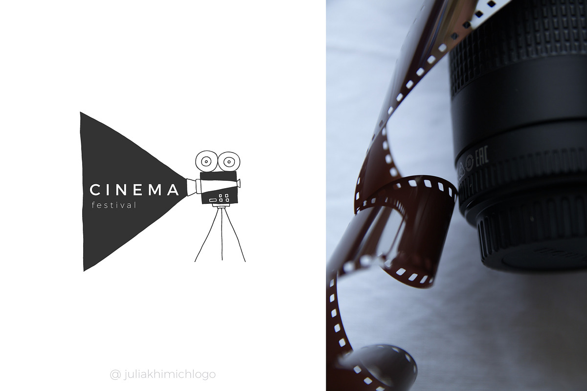 Logo Pack Volume 17. Cinema, a Branding & Logo Template by Mint Air Studio (Photo 7 of 21)
